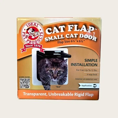 Puerta abatible para gatos Ideal Pet Products hasta 12 libras NUEVO Foto 1 de 4