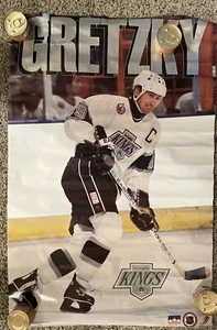 WAYNE GRETZKY - LOS ANGELES KINGS - Vintage 1993 Full Size Poster Starline - Picture 1 of 14