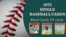 1975 Topps Baseball complete ur set #500-#660 (most 99 cents)