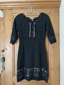 American rag dress small Grey Sweater Holiday Sparkle - Picture 1 of 5