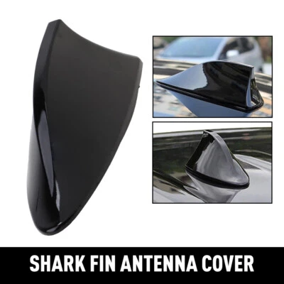 FOR 2014-2019 Hyundai Elantra Sonata Shark Ebony Black Fin Antenna Roof AC - Image 1 of 4