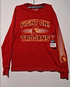 Youth/Kids/Boys Cardinal Red USC Trojans Long Sleeve New with Tags  - Picture 1 of 5