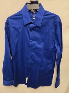 Camisa de Vestir Geoffrey Beene Calce Ajustado Cómoda Elastizada Talla 15 1/2 - 32-33 Nueva con Etiquetas - Imagen 1 de 3