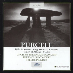 5 CD ★ Purcell : The english concert - Trevor Pinnock ★ COFFRET BOX 5 CD ARCHIV - Picture 1 of 2
