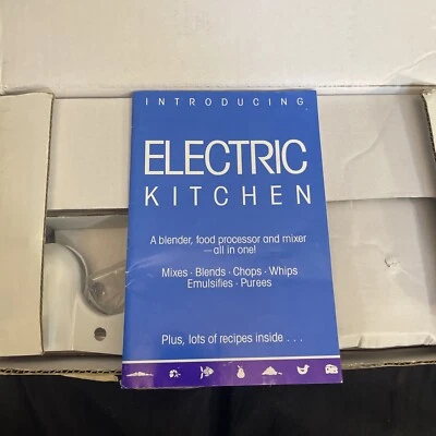 Hand Blender Food Processor Mixer Ice Chopper Vintage Electric Kitchen New - Image 1 of 4