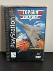 Top Gun: Fire at Will (Playstation, 1995) COMPLETE Long Box Edition Sealed New