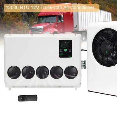 Casa rodante autocaravana 12000 BTU 12V cabina camión aire acondicionado dividido ajuste aire acondicionado semirremolques autobús caravana Foto 1 de 4
