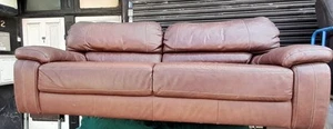 Santino 2 Seater Apollo Tan Leather Sofa(WA2) - Picture 1 of 2
