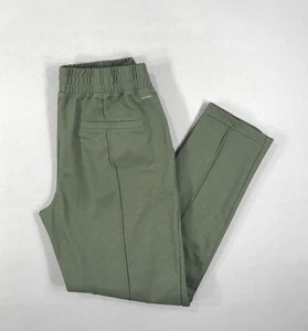 Pantalones Mondetta Para Mujer Medianos Verde Pull On Pintuck Tiro Alto Cónicos Elastizados - Imagen 1 de 11