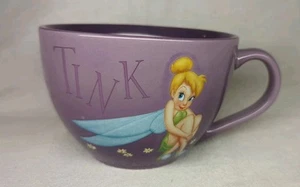 Disney Store TINKERBELL "TINK" große lila FEEN Kaffeebecher Suppentasse - Bild 1 von 3