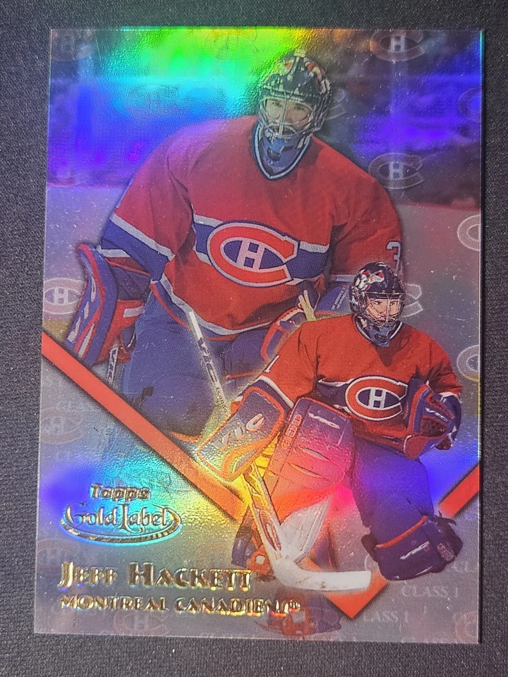 01-02 Topps Gold Label Jeff Hackett 🚨🚨🚨 Montreal Canadiens  - Image 1 of 2