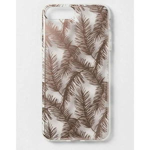Heyday Apple iPhone 8 Plus/7 Plus/6 Plus Print Case in Rose Gold Feathers - Zdjęcie 1 z 3