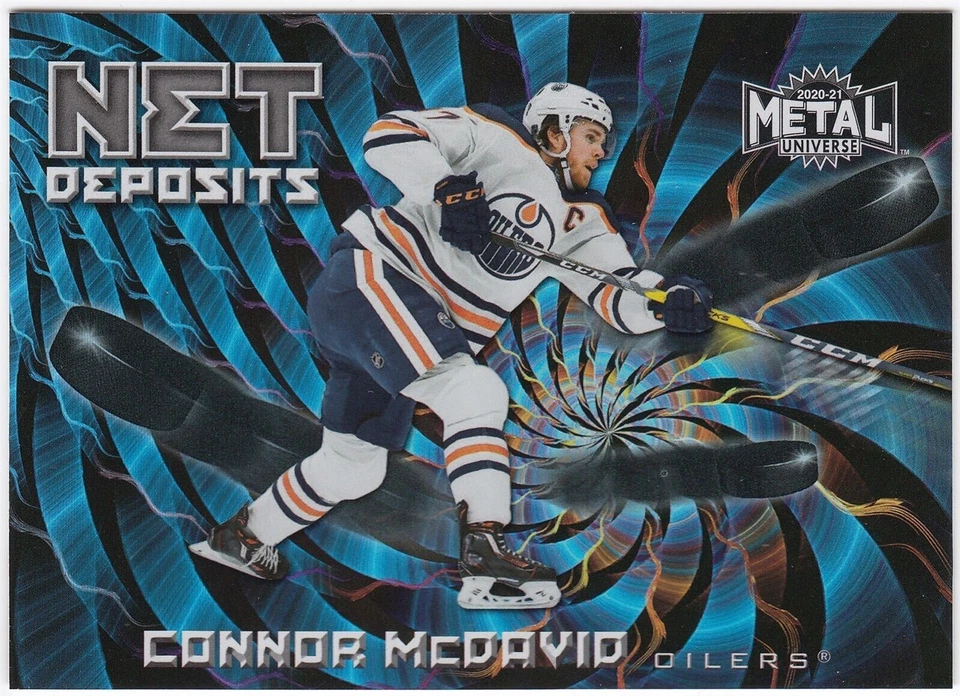 2020-21 Upper Deck Skybox Metal Universe Net Deposits CONNOR McDAVID #ND-19 UD - Image 1 of 1