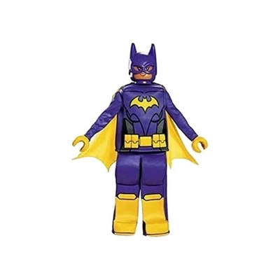 Lego Batgirl Disfraz Prestigio Niñas Túnica Pantalones Capa Máscara Manos M 7-8 Foto 1 de 4