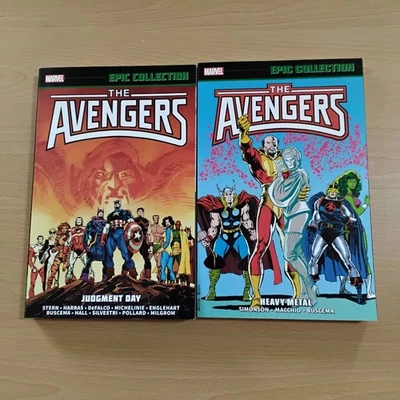 Avengers Epic Collection TPB - Heavy Metal/Día del Juicio - Excelente Forma Foto 1 de 4