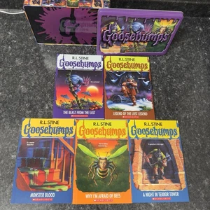 Gänsehaut 25th Anniversary Retro Set fünf Bücher Blechdose R. L. Stine wie neu - Bild 1 von 22