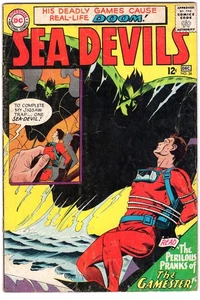 Sea Devils #26 (1965) VG 4.0 DC Silver Age "The Gamester" Howard Purcell Cover - Bild 1 von 2