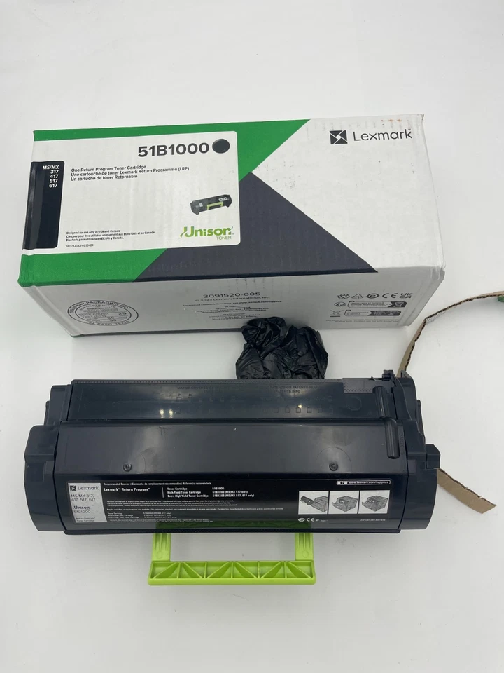 Cartucho de tóner original Lexmark 51B1000 extra alto rendimiento - negro Foto 1 de 1