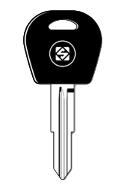 Classic Car key - Vauxhall, Daewoo, Chevrolet (Silca DW05TE) - Uncut Key Blank - Image 1 of 1