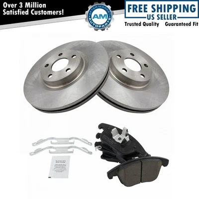 Front Brake Pad & Rotor Kit Brake Rotor For 2017-2018 Lincoln MKZ - Image 1 of 3