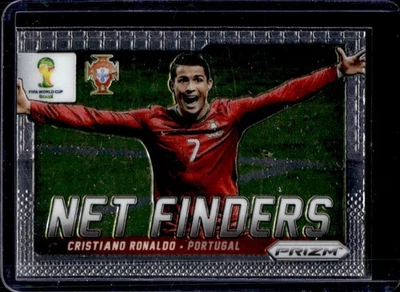 2014 Prizm FIFA World Cup Brazil Cristiano Ronaldo Net Finders #20 Portugal - Image 1 of 2