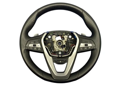 2019-2023 BMW X5 G05 OEM FRONT LEFT STEERING WHEEL W/ HEAT | BLACK LEATHER - Image 1 of 4