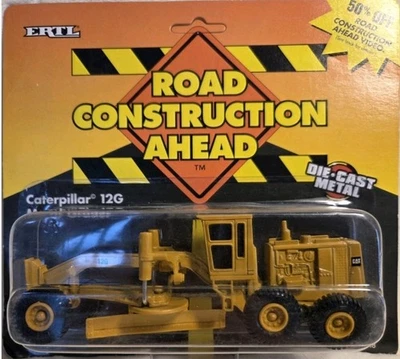 Ertl Road Constructio Caterpillar 12G Motor Grader 1:64 6" Diecast Vehicle #1848 - Image 1 of 2