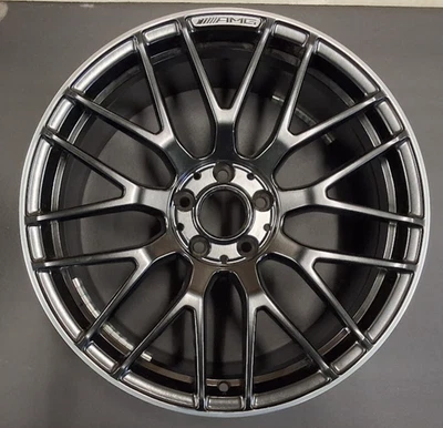 Mercedes C63 C-Class C63s 2015-2021 85457 OEM wheel rim 19x9.5 TAKE OFF REAR - Image 1 of 4
