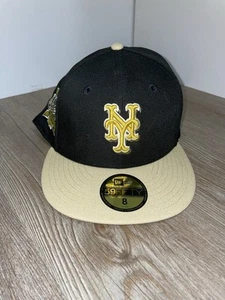 New Era New York Mets 40th Anniversary 1962-2002 Patch 59Fifty Size 8 Hat - Picture 1 of 4