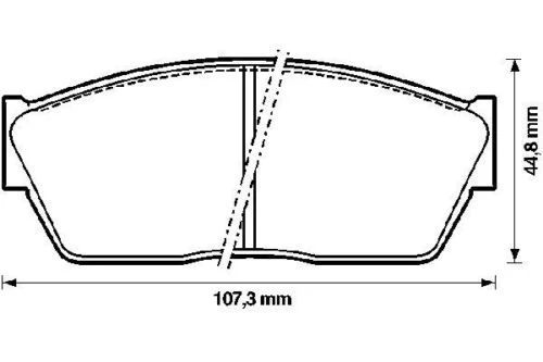 Honda Accord-Civic-CRX plaquettes AV Bendix 572180B (45022SA0505) Foto 1 de 1