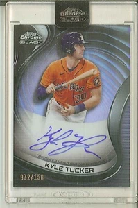 2022 Topps Chrome Black - Kyle Tucker - Factory Encased Refractor Auto 72/150 - Picture 1 of 2
