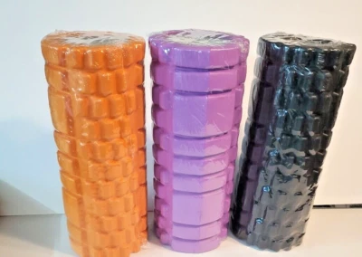 NIP NEW Foam Deep Tissue Massage Roller Ball 13" Yoga Body Stretching Exercise - Image 1 of 4