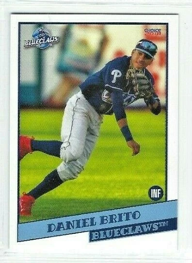 2018 Lakewood BlueClaws (High A-Philadelphia Phillies) Daniel Brito - Image 1 of 1