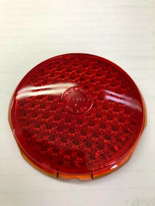 NORS K-D taillight lens 1937-38 MoPar Mfg. 272 Reflex - Bild 1 von 2