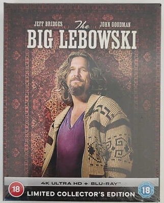 The Big Lebowski 4K+BD (UK Collector's Edition) Steelbook Blu-Ray NEW & SEALED - Image 1 of 4