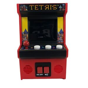 Tetris Mini Arcade Classic Game Handheld Retro Cabinet Basic Fun 1980's Style