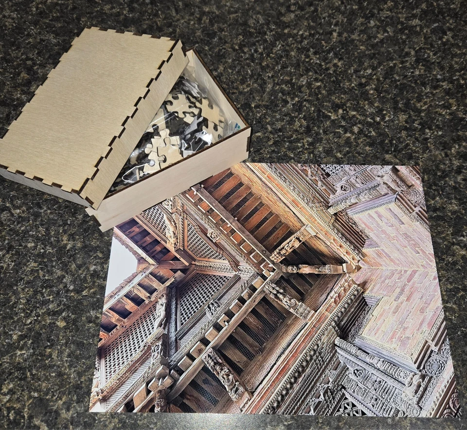 Intricate Wood Carvings Jigsaw Puzzle - Image 1 of 1