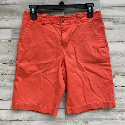 Shorts Chaps meninos/meninas tamanho 16 laranja 100% algodão bolsos jardim trabalho brincar shorts - Imagem 1 de 4