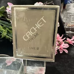 CACHET Prince Matchabelli PURE PERFUME EXTRAIT 0.25oz/7.5ml Crystal Bottle Seald - Picture 1 of 3
