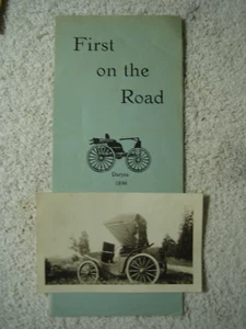 1903 Duryea Car Model L 1929 PRESS PHOTO w AACA Guide Hershey PA - Picture 1 of 18