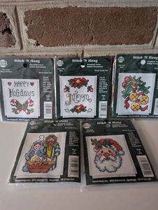 NMI gezählte Kreuzstich-Sets - MENGE 5 - STITCH N HANG - Bild 1 von 3
