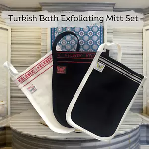 Get Glowing: Dreierpack türkische Bade Peelinghandschuhe für seidige Haut! - Bild 1 von 10