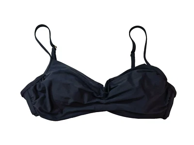 Badgley Mischka Swim Bikini Top Black Women's Size 8 Padded - Image 1 of 4