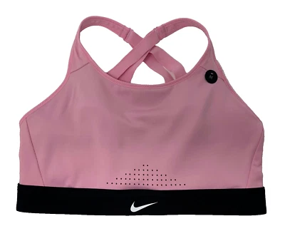NEW! NIKE [M] Women's Impact High Support Sports/Yoga Bra-Pink Rise CD7139-629 - Image 1 of 2
