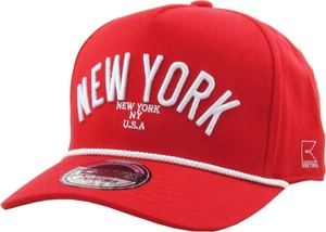 New York NY Flat Brim Snapback Baseball Cap Adjustable Cotton Hat - Picture 1 of 34