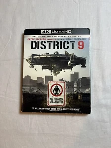 District 9 4K Ultra HD WITH RARE OOP SLIPCOVER - Picture 1 of 3
