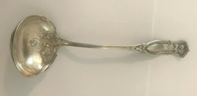 Concha grande Rogers & Co. Silverplate design violeta 11" - Imagem 1 de 4