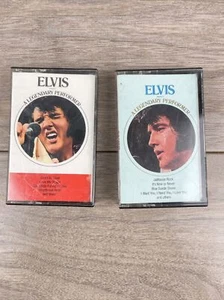 Elvis Presley A Legendary Performer Volume 1 And 2 Cassette Tape Set - Picture 1 of 4