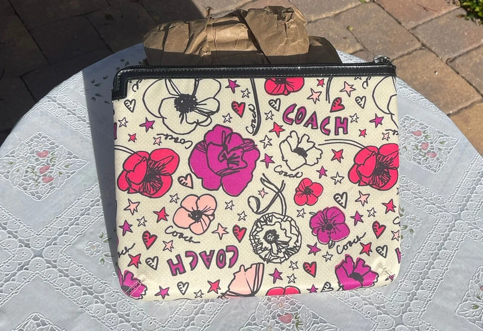 NWT COACH Kyra Print Tablet Sleeve F61590 Multicolor - Image 1 of 4