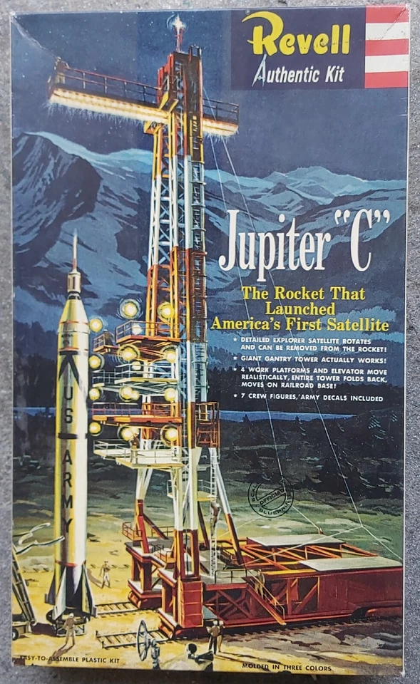 REVELL 50 ANNI YEARS RAMPA DI LANCIO JUPITER "C" SCALA 1:110 - Immagine 1 di 2